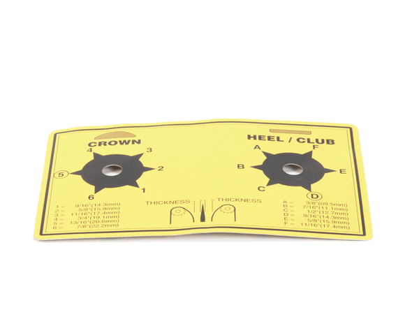 Antunes 1001118 Label, Dial Compression (AJA1001118) Each