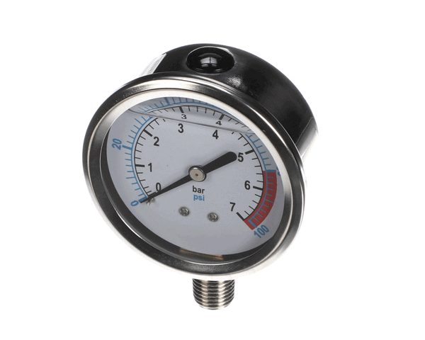 Antunes 7002619 Gauge, 100Psi, 2.5"Gf, Btmmn (AJA7002619) Each