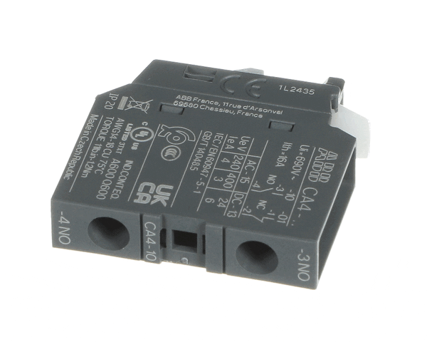 Alliance Laundry Systems 44313201 Block,Aux Contact N.O. Abb Cnt (ALLS44313201) Each