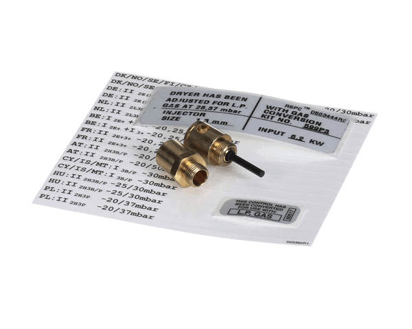 Alliance Laundry Systems 599P3 Kit Conv-Dryer-Ng To Lp-20000 (ALLS599P3) Each