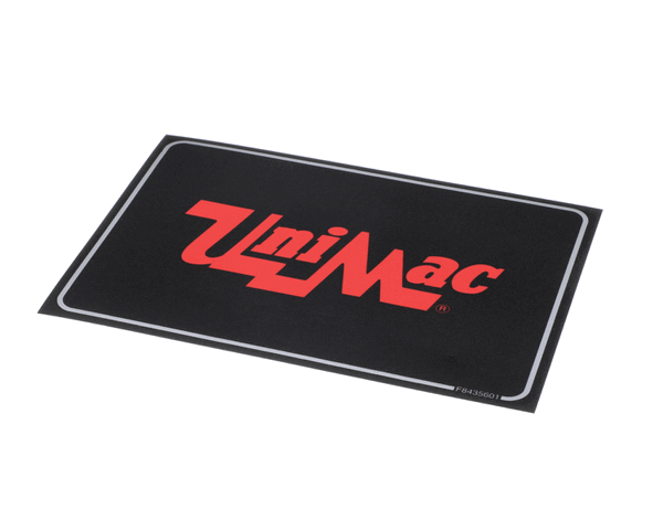 Alliance Laundry Systems F8435601 Overlay, Nameplate - Unimac (ALLSF8435601) Each