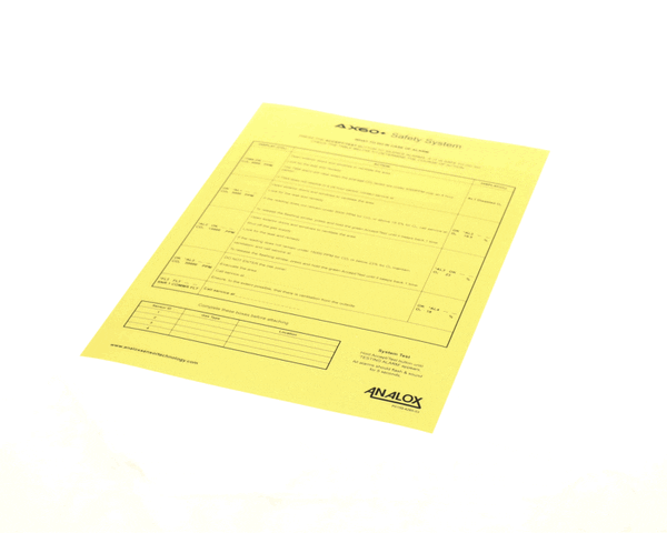 Analox Sensor Technology 4000-0159-0030 Signage Pack, Co2, Ifc (ANLX4000-0159-0030) Each