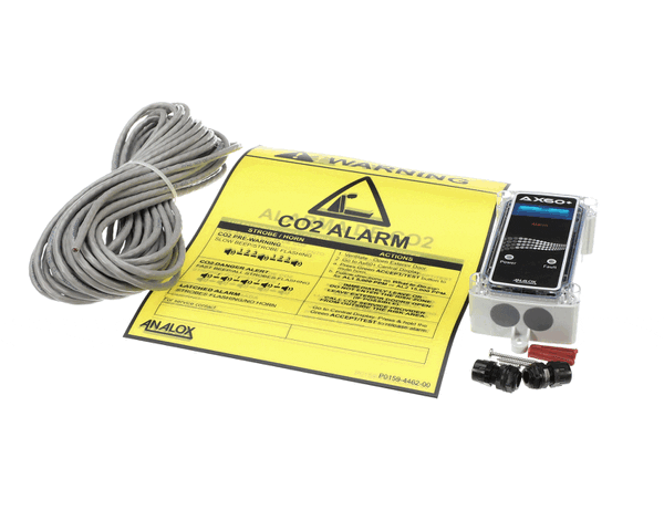 Analox Sensor Technology Ax60Rsybe Ax60+ Alarm, Hard Wired, Blue Strobe, In (ANLXAX60RSYBE) Each