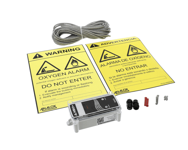 Analox Sensor Technology Ax60Rsyce Ax60+ Alarm, Hard Wired, White Strobe, I (ANLXAX60RSYCE) Each