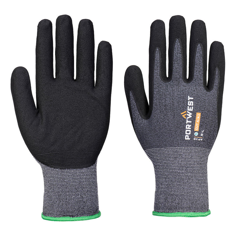 Portwest SG Grip 15 Nitrile Glove, Gray/Black, Size S (AP12G8RS) Pack of 12