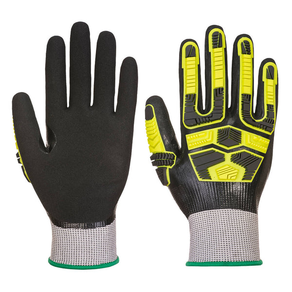 Portwest® Waterproof Cut Impact Glove A5, Gray/Black, Size XXL (AP55G8RXXL) Each