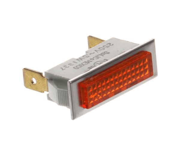 APW Wyott 2E-1515300 Ind Light,Rect,Amb,250V,2/Tabs (APW2E-1515300) Each