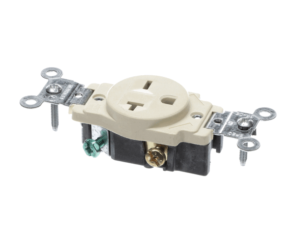 APW Wyott 2E-1607200 Receptical, Single 6-20R, 250V 20A (APW2E-1607200) Each
