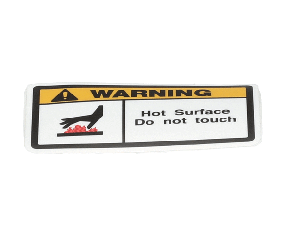 APW Wyott 2M-43813103 Label, Warning Hot Surface (En (APW2M-43813103) Each