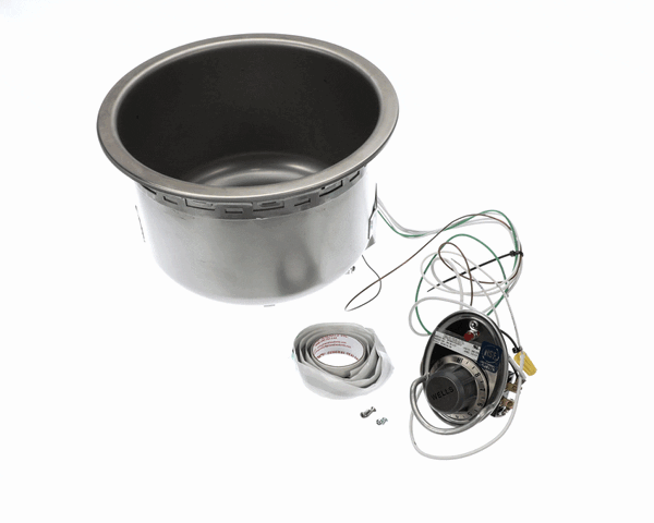APW Wyott 3P-Sm5011Ds 11 Quart Round Warmer, T-Stat W/ Drain (APW3P-SM5011DS) Each