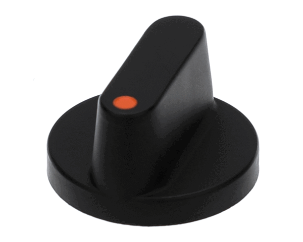 APW Wyott As-340262 Knob,Timer Black W/Orange Dot (APWAS-340262) Each