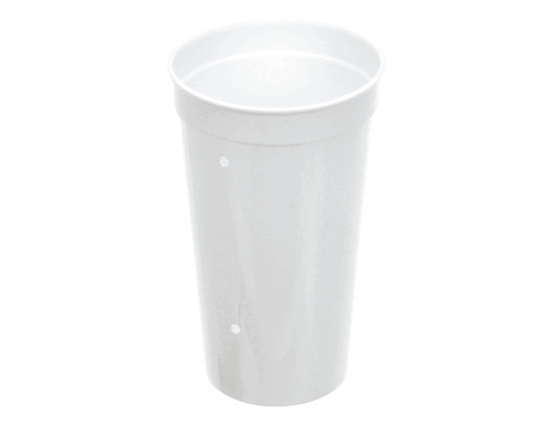 ASTRO BLENDER A5005 CUP ONLY, WHITE PLASTIC (ASTBA5005) Each
