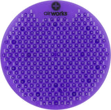 Hospeco® Airworks® Splash Free Urinal Screen, Lavender, Box of 10 (HOSAWSFUS236-BX) Box of 10