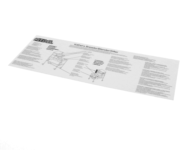 AyrKing Ayr King B121 Instruction Label, Automatic S (AYRB121) Each
