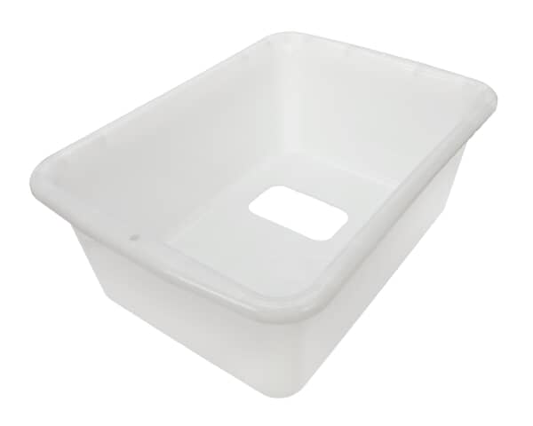 AyrKing Ayr King B302K White Plastic Pan W/Hole Fits Bbsul3622 (AYRB302K) Each