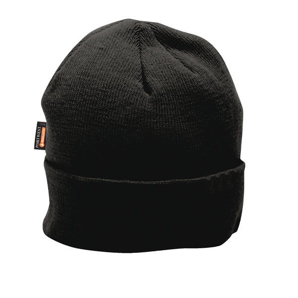 Portwest® Knit Hat Insulatex Lined, Black, Size  (B013BKR) Each
