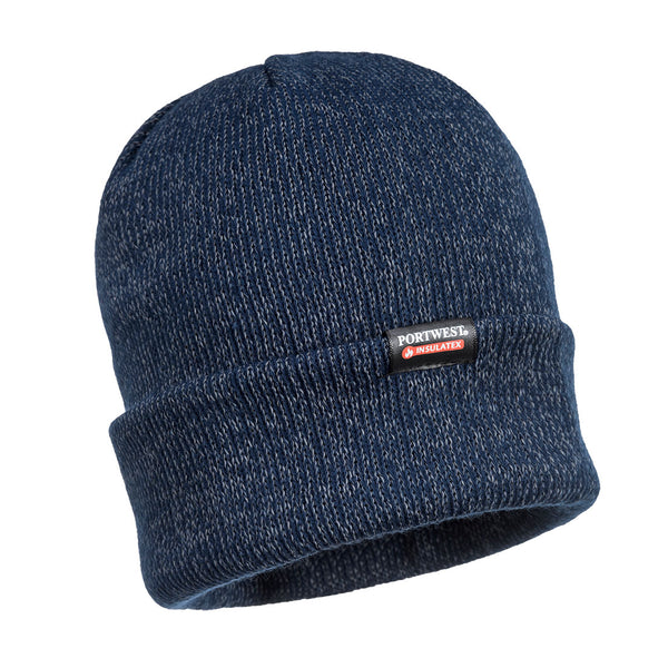 Portwest® Reflective Knit Hat, Insulatex Lined, Navy, Size  (B026NAR) Each