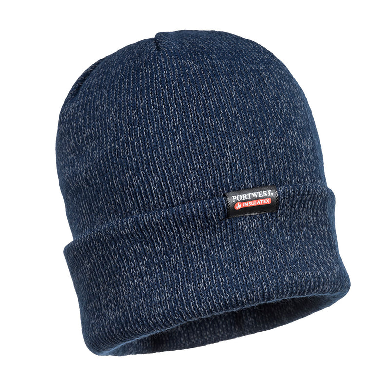 Portwest® Reflective Knit Hat, Insulatex Lined, Navy, Size  (B026NAR) Each