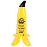Impact® Banana Wet Floor Cone, 2 Ft. Tall, Yellow/Black, 3/Case (IMPB1001) Each