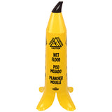 Impact® Banana Wet Floor Cone, 3 Ft. Tall, Yellow/Black, 3/Case (IMPB1101CT) Case of 3