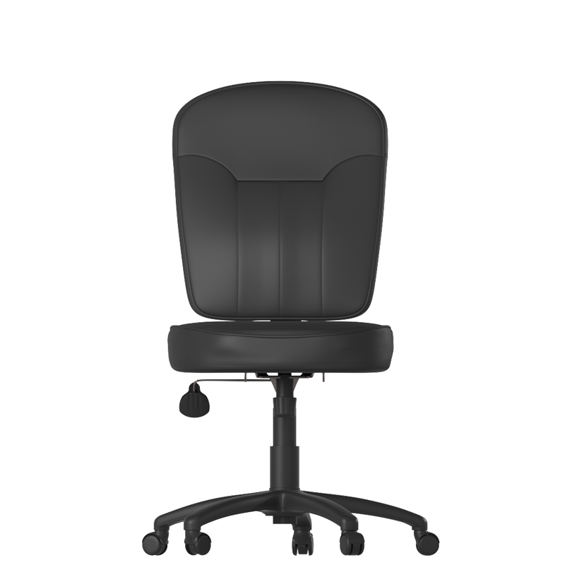 Boss Black Leather Task Chair  (B1560) Each