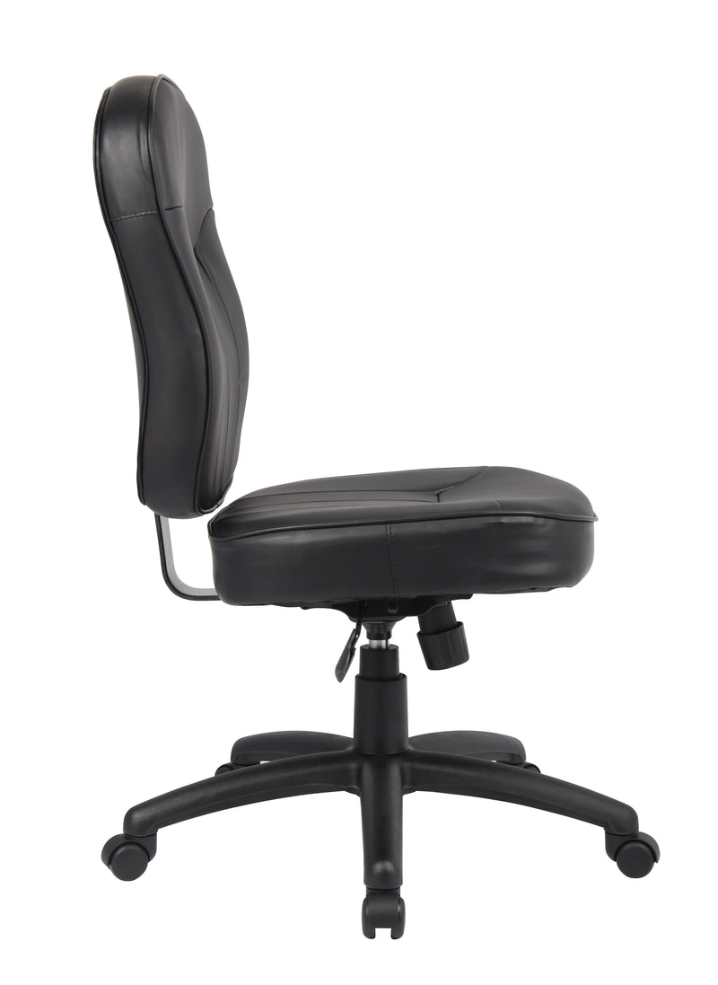 Boss Black Leather Task Chair  (B1560) Each