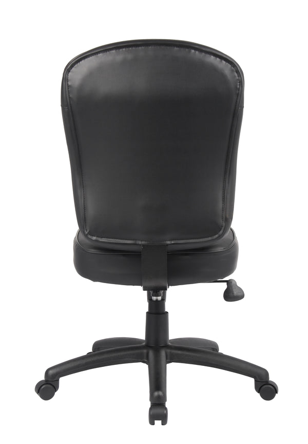 Boss Black Leather Task Chair  (B1560) Each