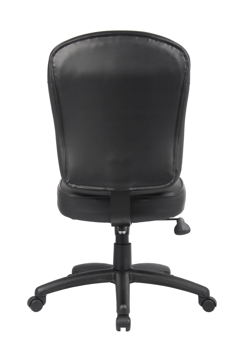 Boss Black Leather Task Chair  (B1560) Each