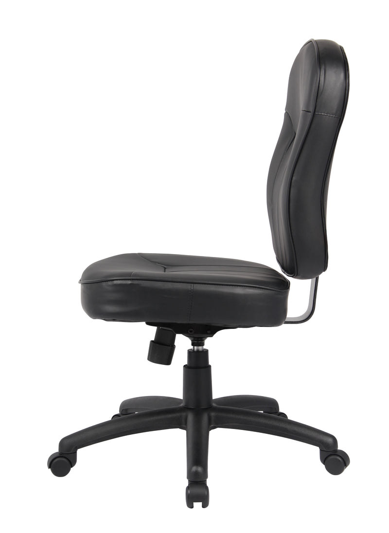 Boss Black Leather Task Chair  (B1560) Each