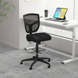 Boss Contract Mesh Armless Drafting Stool (B16020) Each