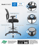 Boss Contract Mesh Drafting Stool (B16021) Each