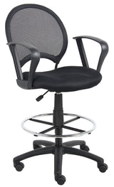 Boss Mesh Drafting Stool w/Loop Arms (B16217) Each