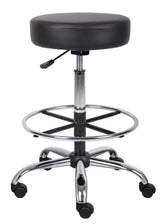 Boss Antimicrobial Vinyl Medical/Drafting Stool, Black (B16240-BK) Each