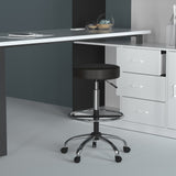 Boss Antimicrobial Vinyl Medical/Drafting Stool, Black (B16240-BK) Each