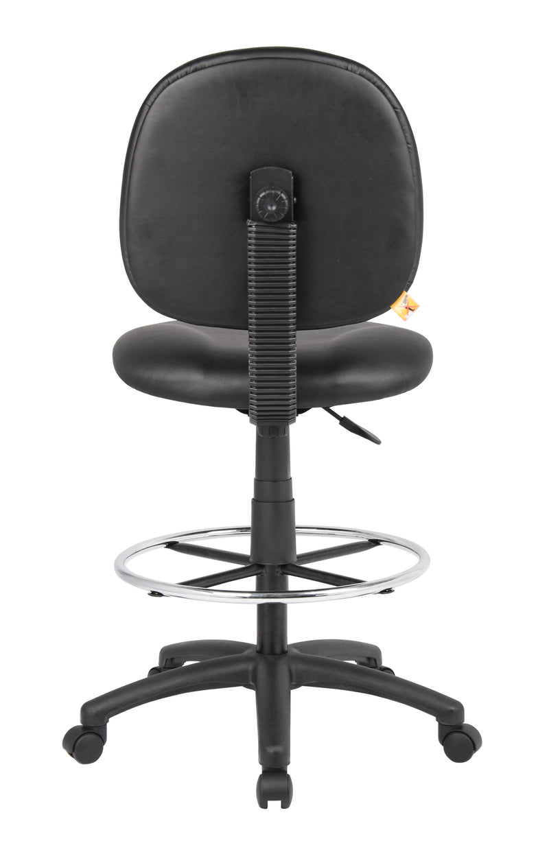 Boss Black Antimicrobial Drafting Stools w/Footring (B1690-CS) Each