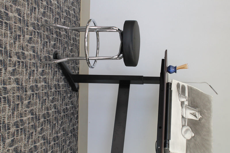 Boss 29" Chrome/Black Stool (B229-BK) Each