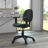 Boss Black Posture Chair w/Adjustable Arms (B306) Each