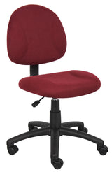 Boss Burgundy Deluxe Posture Chair (B315-BY) Each