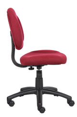 Boss Burgundy Deluxe Posture Chair (B315-BY) Each