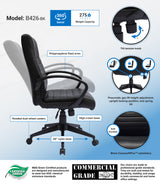 Boss Ribbed Back Task Chair (B426-BK) Each