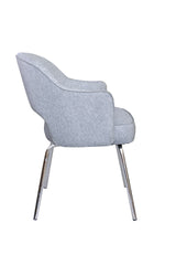 Boss Gray Linen Guest Chair (B489C-GR) Each