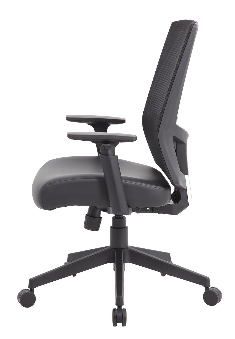 Boss Mesh Back Task Chair, Black (B6044AM-BK) Each