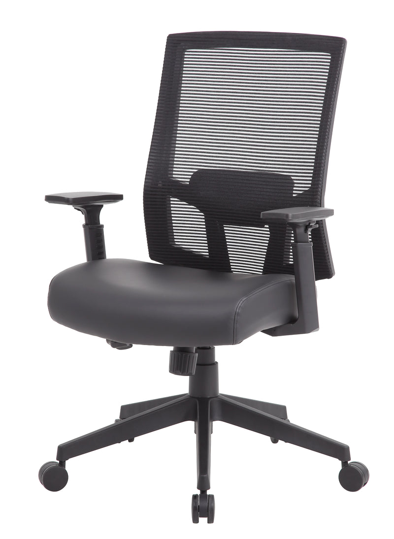 Boss Mesh Back Task Chair, Black (B6044AM-BK) Each