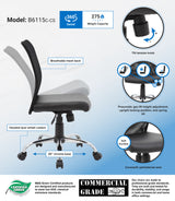 Boss Budget Mesh Task Chair (B6115C-CS) Each