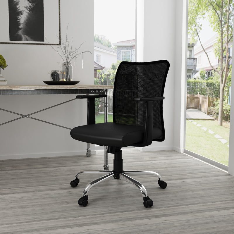 Boss Budget Mesh Task Chair w/T-Arms (B6116C-CS) Each