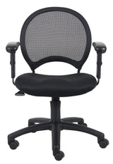 Boss Mesh Chair With Adjustable Arms (B6216) Each