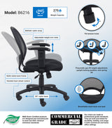 Boss Mesh Chair With Adjustable Arms (B6216) Each