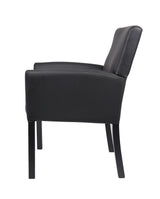 Boss Box Arm Guest, Accent or Dining Chair w/Black Base (B639-BK) Each