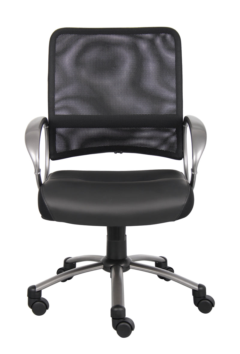 Boss Mesh Back w/Pewter Finish Task Chair (B6406) Each