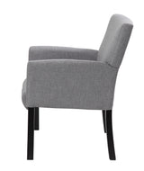 Boss Box Arm Guest, Accent or Dining Chair w/Black Base (B659-MG) Each